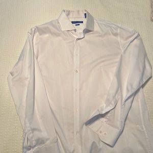 Vince Camuto slim fit large white dress shirt